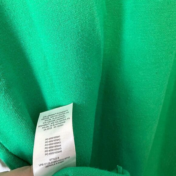 Aritzia Wilfred Free Kelly Green Ronnie Button Down Sweater Women's Size Medium - Picture 6 of 7